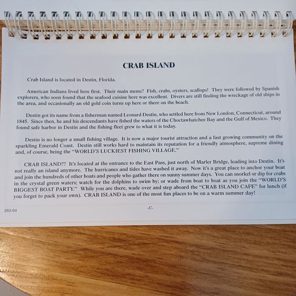 Crab Island Steamer Cookbook 2004 Paperback Spiralbound Steamed Seafood Recipes - Picture 6 of 7